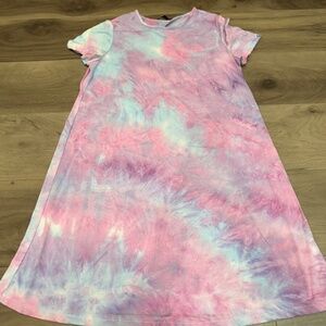 Tie Dyed T-Short Dress